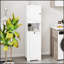 Armoire de trieur de linge inclinable à un compartiment et une porte avec sacs amovibles pour un rangement organisé et un accès facile
