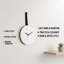 Horloge murale noire | Idée de cadeau-1597556232