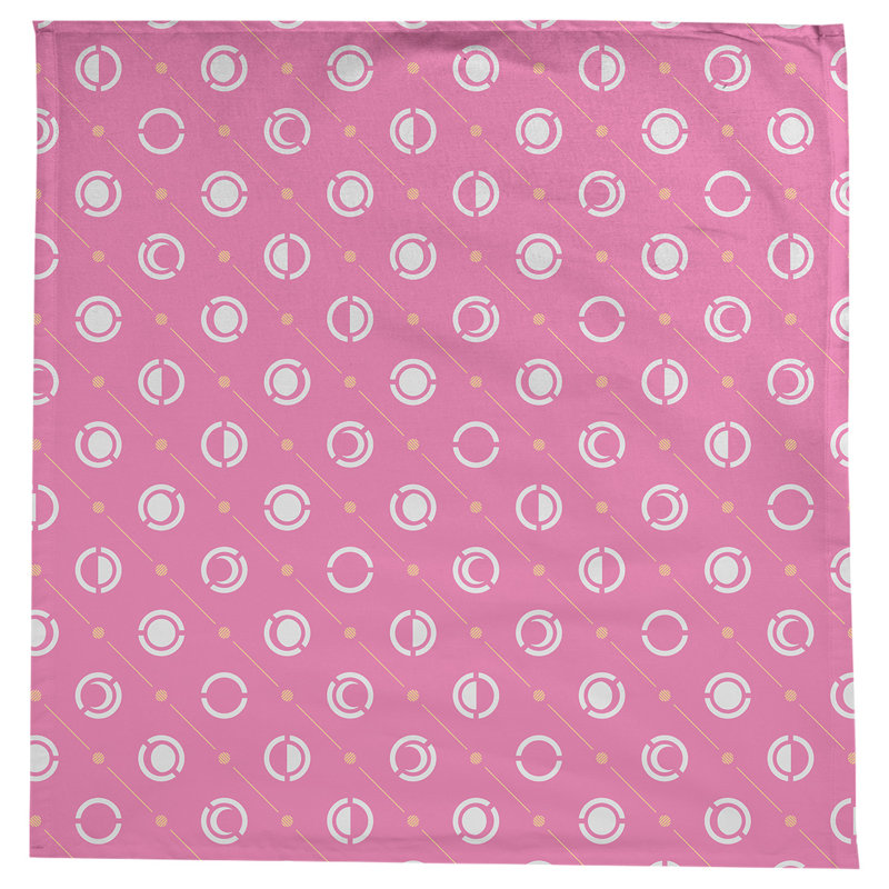 Nappe des phases de lune classiques, Rose / jaune / blanc