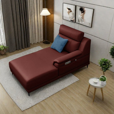Fauteuil inclinable en similicuir à haute élasticité