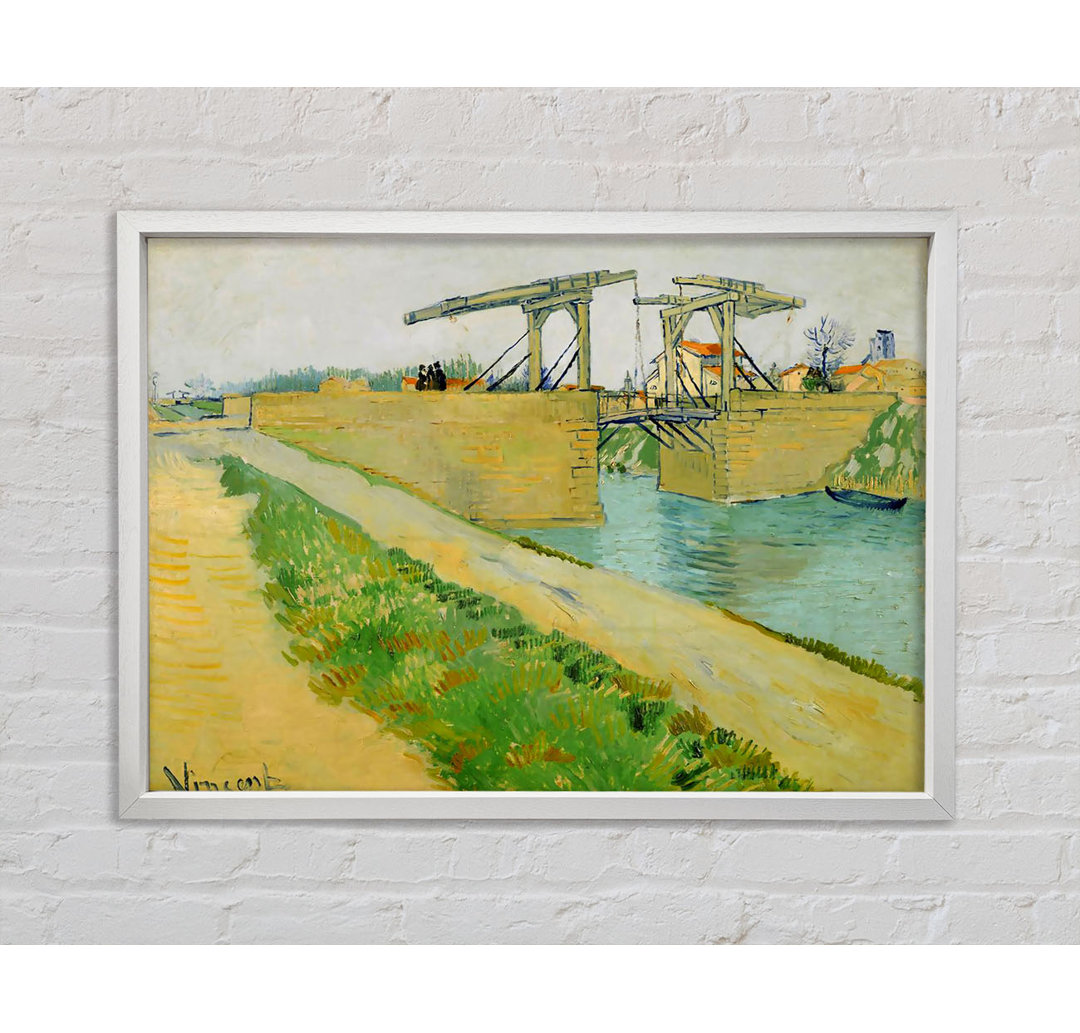 Van Gogh die Langlois Brücke - Bilderrahmen Kunstdrucke auf Leinwand