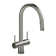 Azure Two Handle Pull-Down Kitchen Faucet With C-Spout