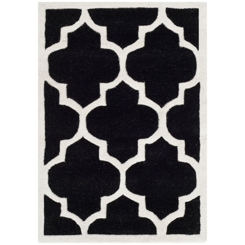 Tapis en laine touffeté à la main Carolene, Rectangle 4 pi x 6 pi