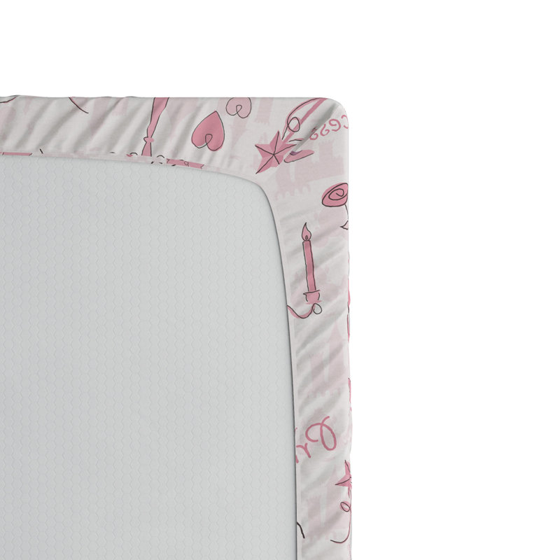 Princess Microfiber Fitted Sheet, Twin Fitted Sheet