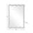 Asbille Glossy White Wall Mirror-1725874981
