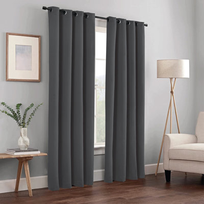 Frasco Eyelet Blackout Thermal Curtain Pair – Light Blocking & Energy Efficient