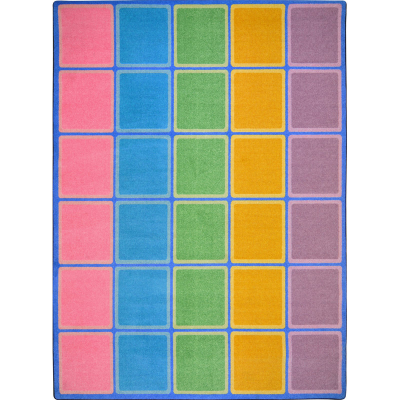 Kid Essentials Blocks Abound Area Rug, Rectangle 7'8" x 10'9"
