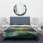 Ensemble de housse de couette designart coucher de soleil sur cloud ocean-35229344