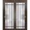 Portes coulissantes de contournement de placard avec quincaillerie | Planum 2112 avec verre givré | Ensemble de quincaillerie pour moulures Sturdy Rails | Portes de garde-robe modernes en bois massif pour chambre à coucher