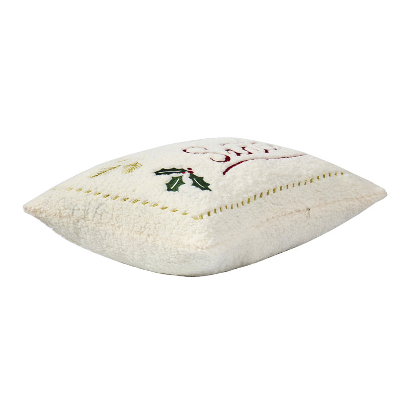 Coussin décoratif Hallmark avec lettre du Père Noël, 35,5 cm x 51 cm