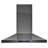 30-Inch Convertible, 343 CFM, Black Stainless-Steel Wall-Mount Range Hood with Touch Panel