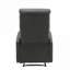  Fauteuil inclinable manuel compact contemporain en similicuir noir-2023574305