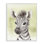 Jungle Friends Baby Zebra, giclée encadrée, conception par Christine Simpson Art