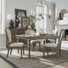 Aisja Rectangular Dining Table Set w/ 4 Upholstered Chairs