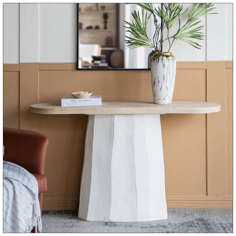 Cullison Lightweight Concrete Decorative Console Table