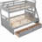 Single Bed with Storage and Double Bed - Grey-733841771