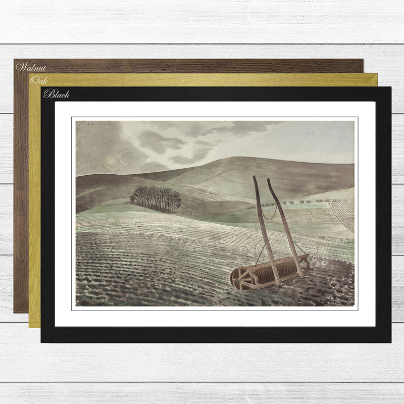Eric Ravilious - Single Picture Frame Print, Oak