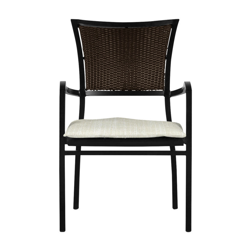 Fauteuil Aire - terre antique / noyer noir, Noyer noir / terre ancienne no. 2 Aire, Pas de soudure, Rollo crème