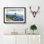 Kajikazawa in Kai Province by Katsushika Hokusai - Picture Frame Art Print-55609840-55609839