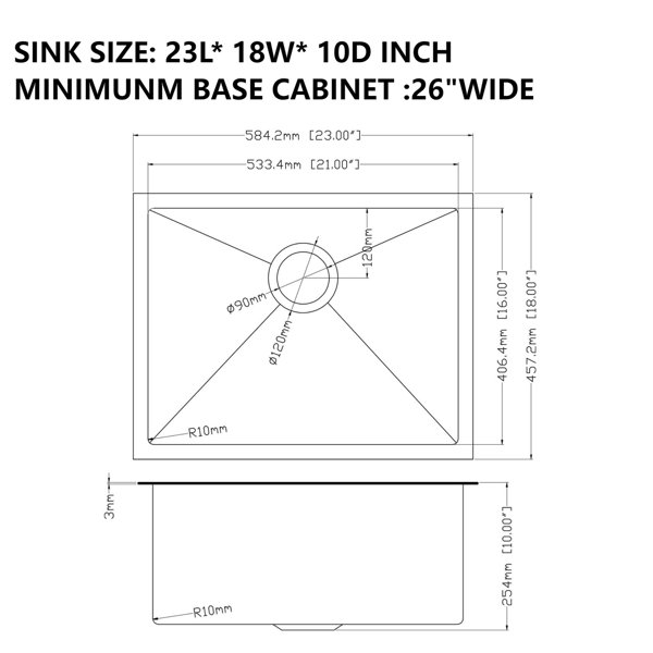 Dimensions du produit