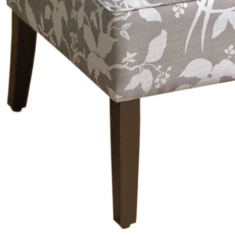 Rochanda 25" Wide Side Chair, Dark Brown, Yellow