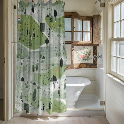 Rideaux de douche Verdant Showers - Premium