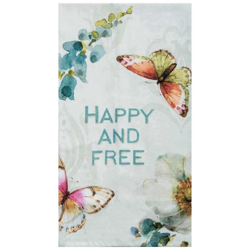Serviette de cuisine Happy and Free