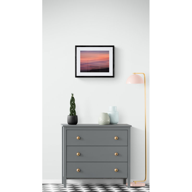 Aerie III Print by Monika Hilleary, Black Framed Canvas, 25" H x 33" W