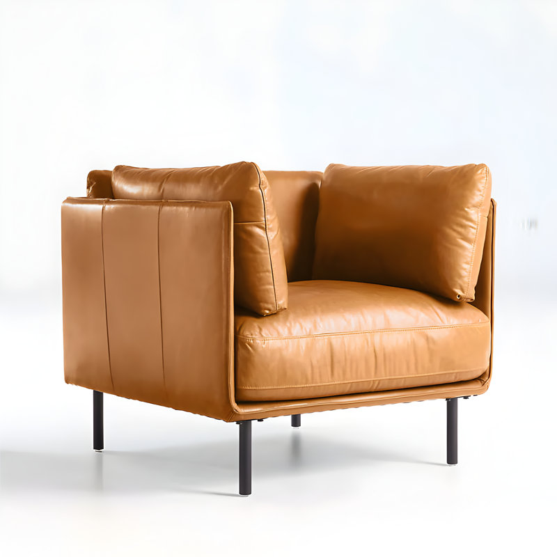 Analyssia Faux Leather Armchair