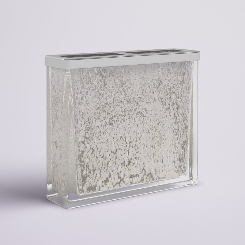 Winona Glass Tumbler Bathroom Tray Tumbler