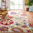 Bungalow Rose Performance Floral Rug-17571938