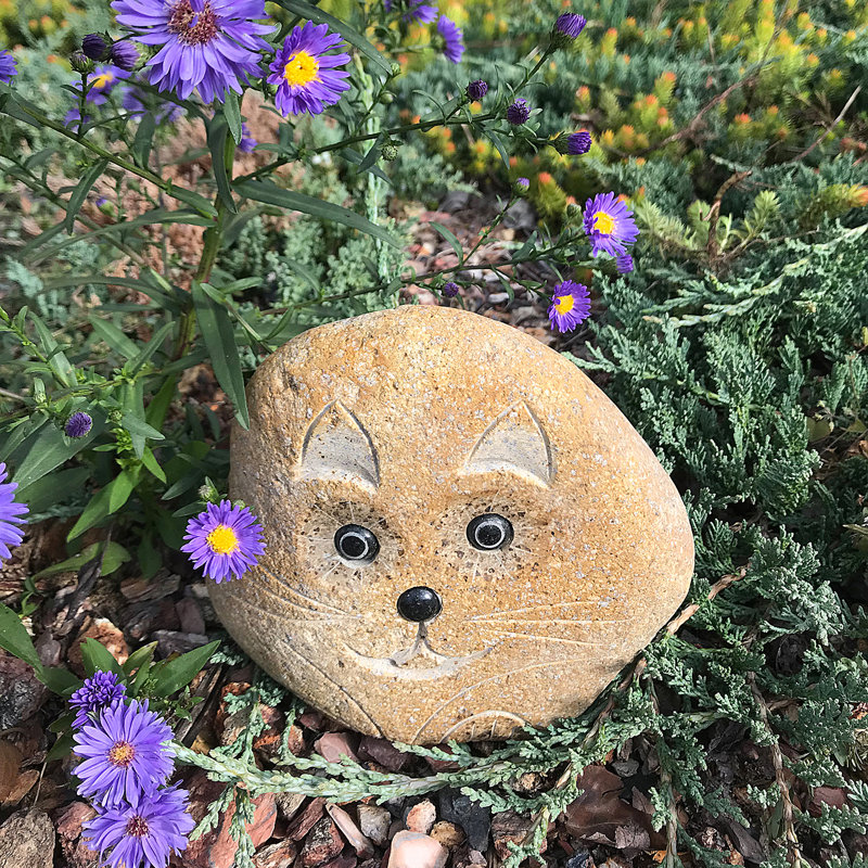 Chat en pierre 6 po Stone Age Creations