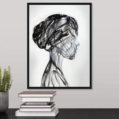 « double problème i », peinture sur toile