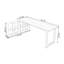 62.99" Burlywood L-Shaped Solid Wood desk-109695006