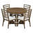 Dining Table Set With Extendable Tabletop-1045153375
