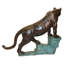 Cougar on a Rock Garden Statue