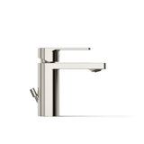 Parallel Single-Handle Bathroom Sink Faucet, Single-Hole Faucet with Pop-Up Drain, 1.0 GPM