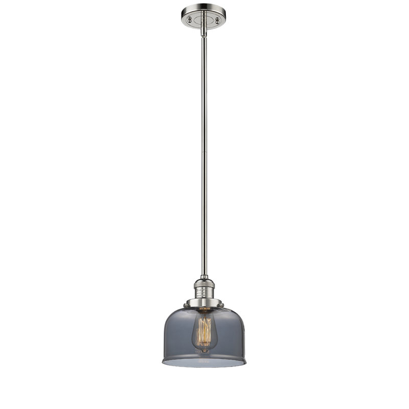Arakel 1 - Light Single Pendant, Smoked, Polished Nickel