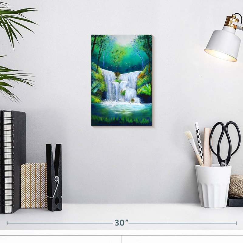 Alvord Waterfall, 12" H x 8" W