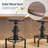 Dicle Swivel Pine Solid Wood Adjustable Height Counter Stool-1761897220-1818652456