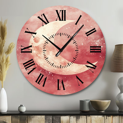 Horloge murale surdimensionnée Ragsdale II - Boho