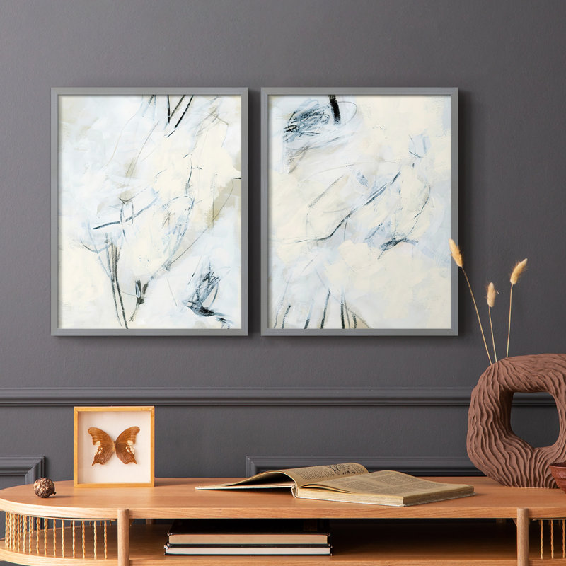 «Liminal Space I», reproduction encadrée de qualité supérieure - prête à être accrochée - aucun clou requis - aucun clou requis