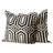 Geometric Feather Throw Pillow