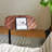 Amarian C-Shaped Side Table with Adjustable Height and Rotatable Table Top, Walnut