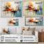 Teal Orange Bold Energy IV - Print-1865152099-1865152126