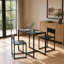 Ensemble de meubles de cuisine confortables (table et chaises) pour les aires de repas et de conversation