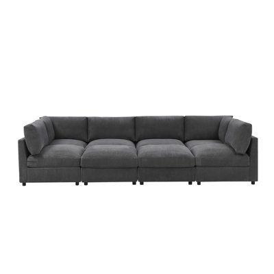 Gewimhurst Corduroy Upholstered Modular Sectional