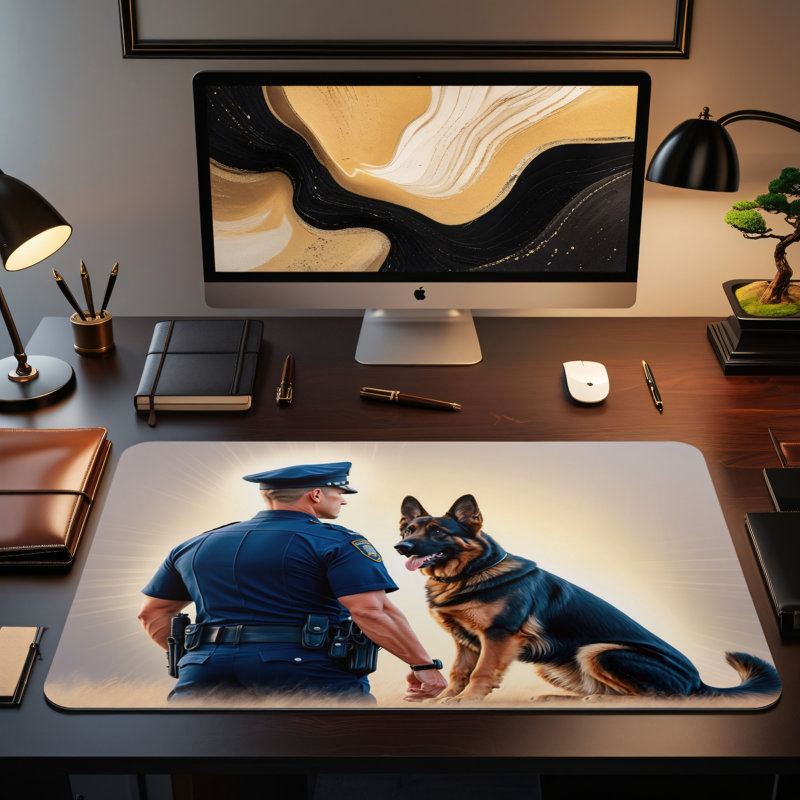 Polyester Desk Pad, 31.5x15.5