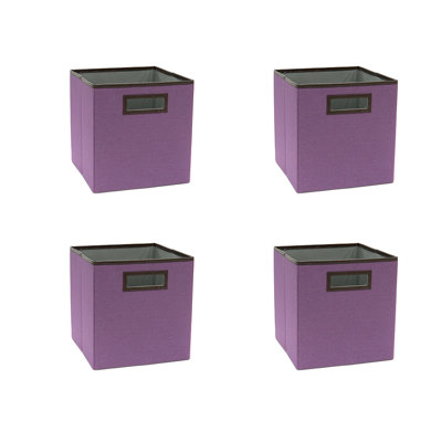 Premium Cubeicals Fabric Storage Bin, 4-pk