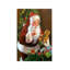 Santa With Teddy Bear by David Lindsley - Wrapped Canvas Print-1503916970